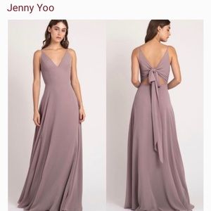 Jenny Yoo Dani Bridesmaid Dress size 6 Whipped Apricot WORN ONCE -Dry cleaned